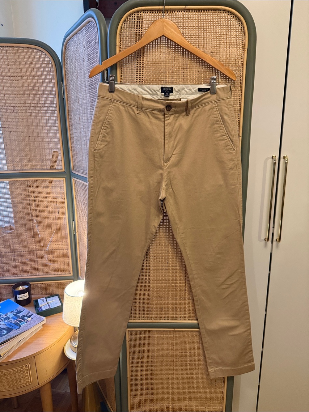 J.Crew Flex Athletic Slim Chino Pants Men’s 31x32 Khaki Stretch NWOT